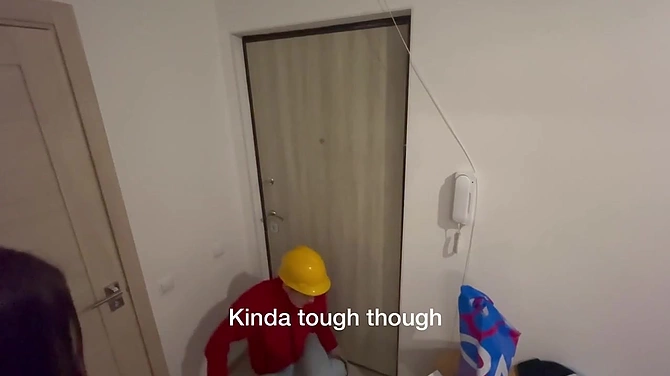 Хозяйка раковины пригласила "сантехника" и жадно его отымела