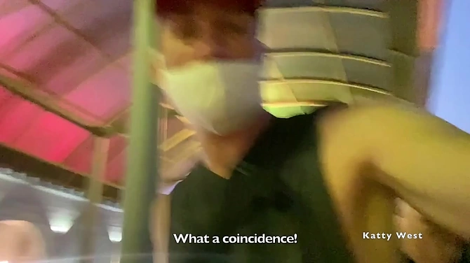 Набухали и отжарили в два ствола горячую попутчицу Katty West.