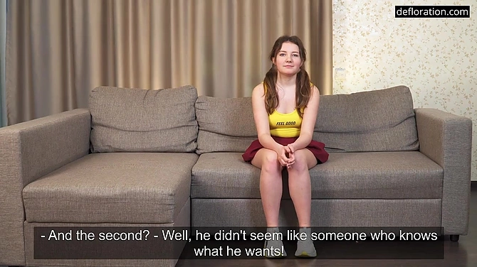 Пришла скромной целкой, а ушла блядью: первый секс милой брюнетки