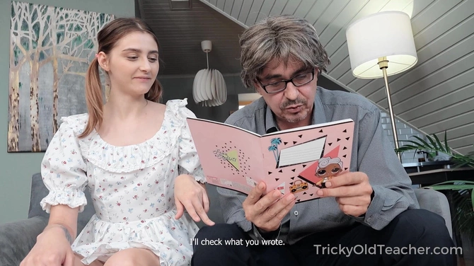 Двоечник с талантом: Строгий препод наказал киску за все долги