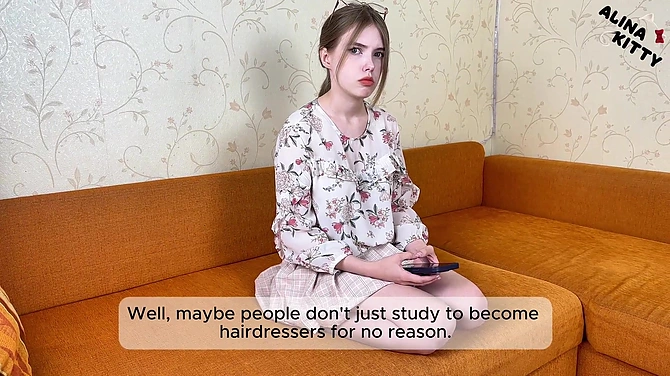 Продавцом не пойдет, моделью дорого, а порно с парнем — то что надо: минет и наездница